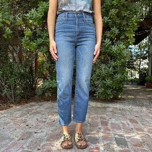 EUC Madewell Classic Straight Jeans